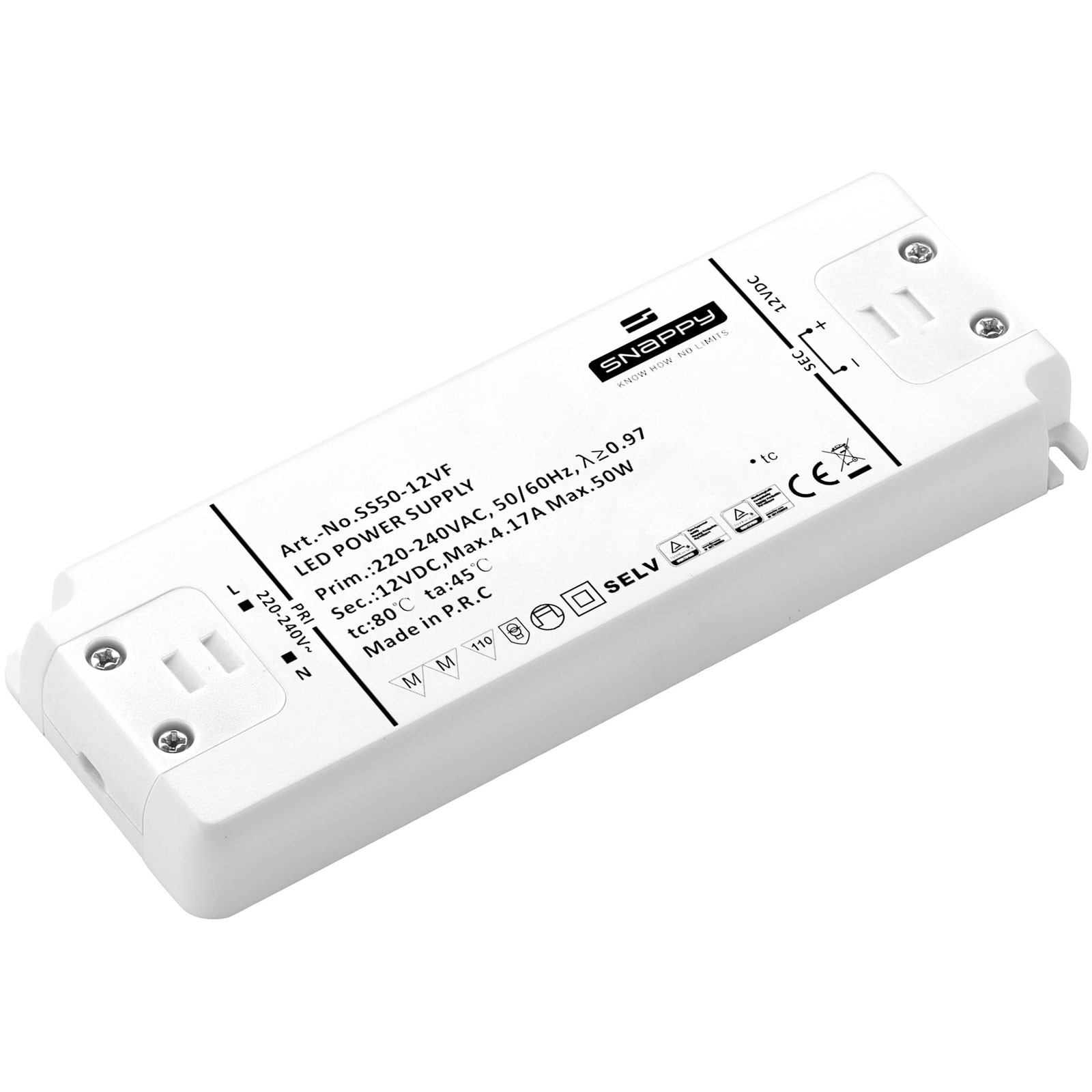 Dehner Elektronik LED Transformer 50W 24V DC