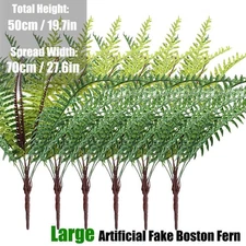 70CM Big Artificial Fake Boston Fern Plant Bushes Artificial Ferns Outdoor Decor