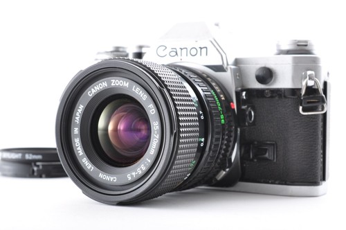 Canon AE-1 Plateado/Lente Nuevo FD 35-70mm f/3.5-4.5 Buena SLR Y2084