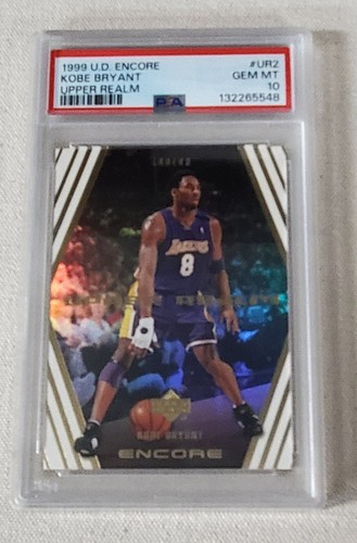 KOBE BRYANT 1999-00 UPPER DECK ENCORE UPPER REALM #UR2 LA LAKERS PSA 10 GEM MINT