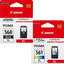 Canon PG-560XL Black & CL-561XL Colour Bundle for PIXMA TS5350/TS5353