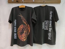 Nine Inch Nails Band Retro Style 2 Side Black Unisex T-shirt