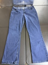 Riders By Lee Jeans Womens 22W L Blue High Rise Bootcut Stretch Denim Plus Size