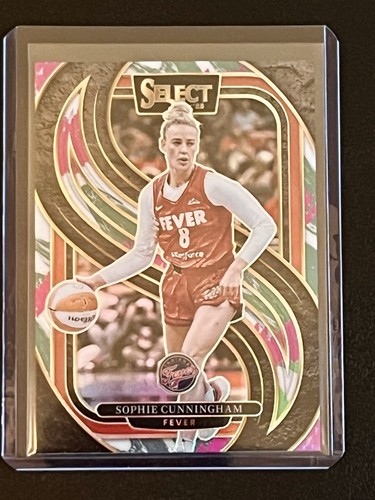SOPHIE CUNNINGHAM 2025 PANINI WNBA SELECT #159 CONCOURSE LEVEL JAZZ PRIZM FEVER
