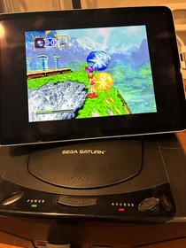 SEGA Saturn Fenrir Lot with Controllers, Games, Memory Card, Pseudo Saturn Kai