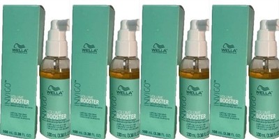 4 Wella INVIGO VOLUME BOOSTER WITH COTTON EXTRACT 3.38 oz ea NIB  (128)