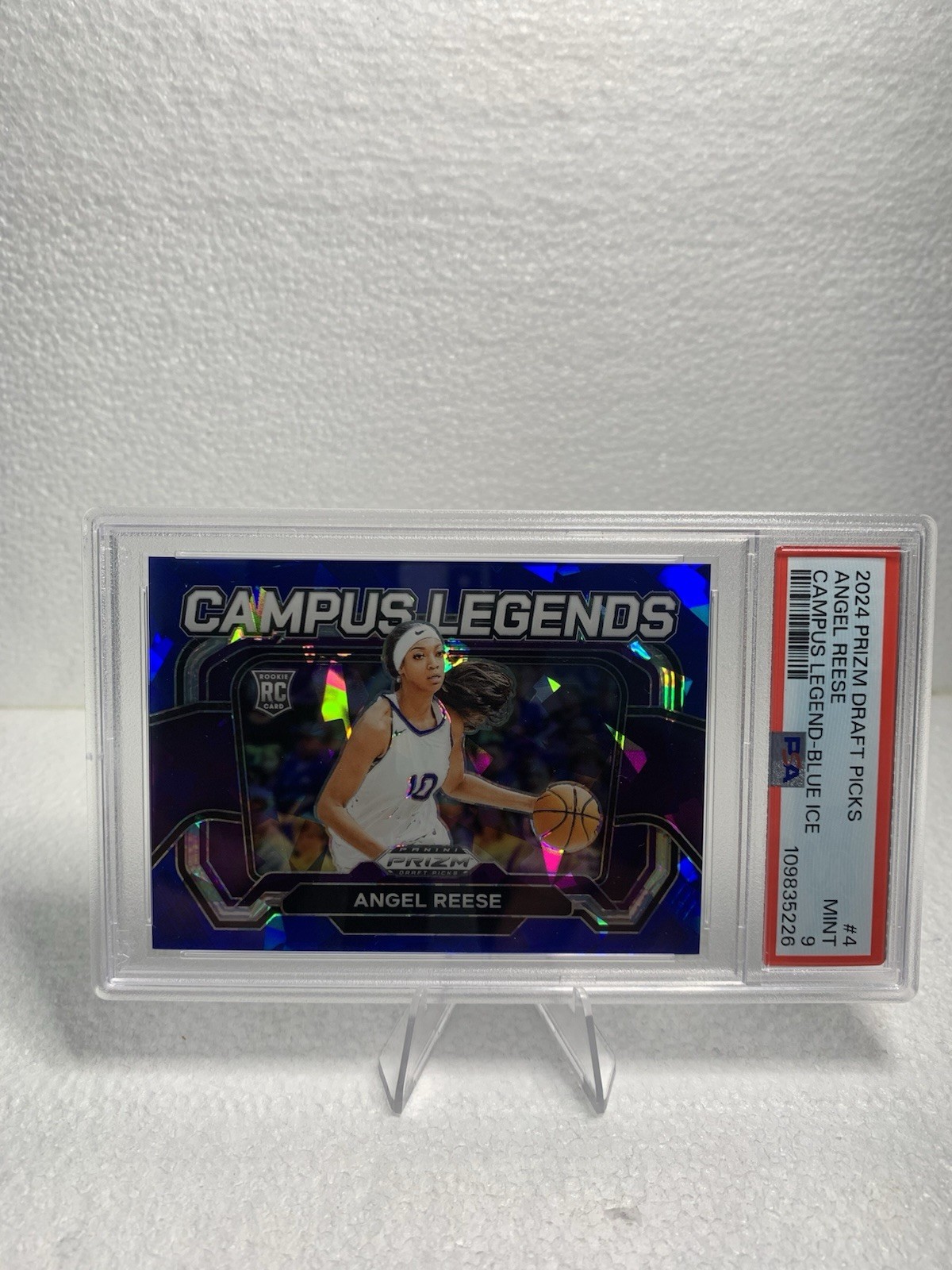 2024 Panini Prizm Draft Picks - Campus Legends Angel Reese #4 Blue Ice Prizm /99