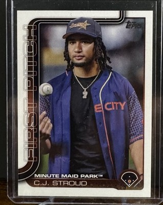 C.J. Stroud - 2025 Topps 2024 First Pitch #FP-10 Houston Astros