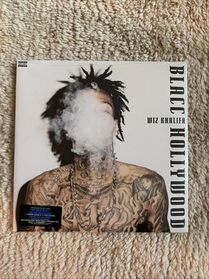 WIZ KHALIFA ''Blacc Hollywood'' 2xLP Black & White Split Vinyl ( orig 2014 press)