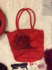 Red Hat Society HUGE LOT of Vintage & Collectibles Hats Purses Broaches Scarfs + — photo 8