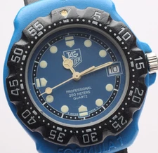 [EXC+5] TAG HEUER Formula 1 381.513/1 35mm Blue Dial Mens Quartz Watch JAPAN