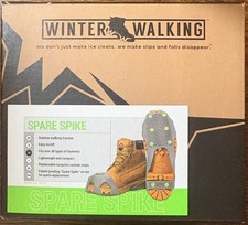 New Winter Walking Spare Spike Shoe Grips Size Medium Unisex Hiking Ice Snow New Winter Walking Spare Spike Shoe Grips Size Medium Unisex Hiking Ice Snow