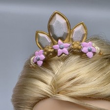 TIARA DISNEY STORE BALLET RAPUNZEL GOLD  PURPLE FLOWER HEADPIECE