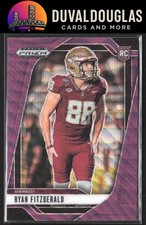 2025 Panini Prizm Draft Picks #27 Ryan Fitzgerald Prizms Purple Wave