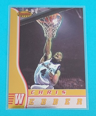 1996-97 Bowman's Best #27 Chris Webber Washington Bullets BASKETBALL Card C9