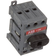 1pk ABB OT25F3 Non-Fusible Disconnect Switch, 3 Pole, 30A, Din Rail/Panel M