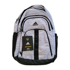 adidas Prime 6 Backpack Laptop Travel White/Black Large