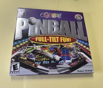 eGames Pinball Full-Tilt Fun PC Game (Windows 95/98/ME)   Great Condition