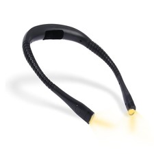 Book Light, 3-Color 9-Brightness Reading Light, Bendable Neck Light, 80-hr ...