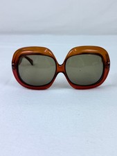 VINTAGE 1970's CHRISTIAN DIOR OVERSIZED FRAME SUNGLASSES - BROKEN ARM
