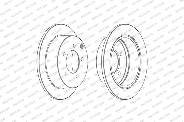 2X Bremsscheibe Hinterachse FüR Mitsubishi Lancer VII Viii Sportback-image