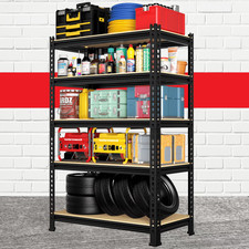 Storage Shelves Metal 5 Tier Garage Shelving Heavy Duty