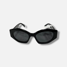Celine Womens Black CL40238U Triomphe Cat-Eye Sunglasses Shades Size 55-19-145