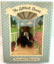 Gund The Littlest Bears Grandfather Jointed Mini Bear 7003 Pre-owned In Box W1