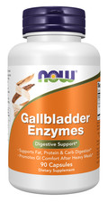 Enzimas de vesícula biliar Now Foods 90 cápsulas buey bilis proteasa ácido clorhídrico amilasa 9/28