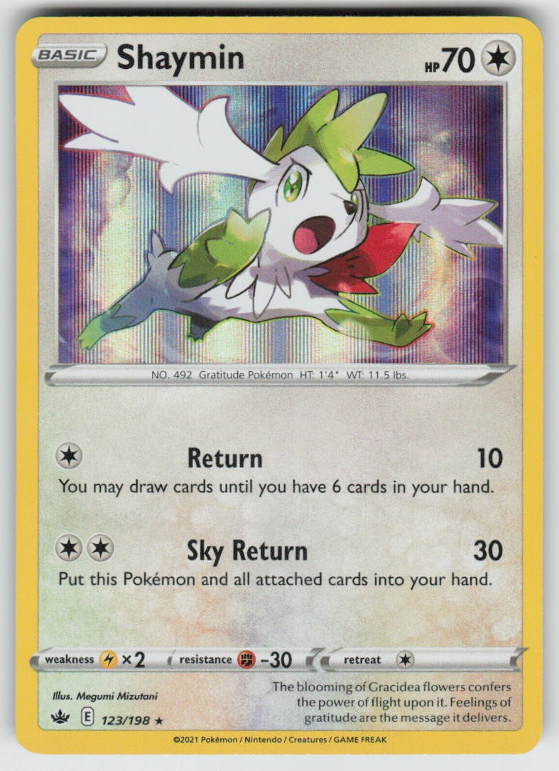 Holo Shaymin 123/198 Rare Chilling Reign Near Mint