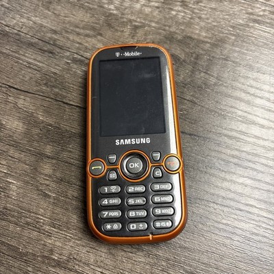 Samsung Gravity 2 SGH-T469 - Gray and Orange ( T-Mobile ) Very Rare Slider Phone