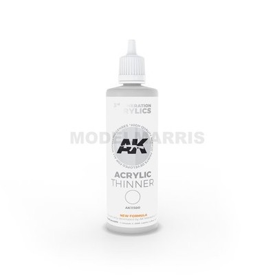 AK AK11500 Acrylic Thinner 100 Ml 3Rd Generation