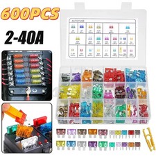 600Pcs Car Blade Fuse Assortment Assorted Kit Blade Set Auto Truck Automotive