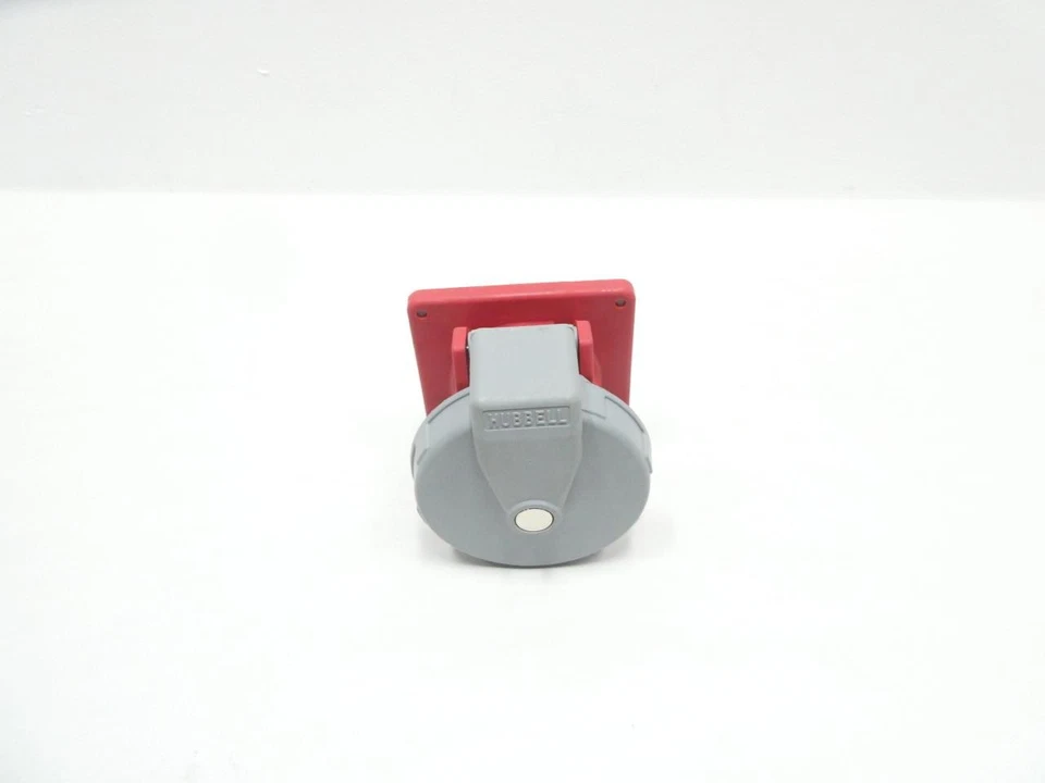 Hubbell 460R7W Pin & Sleeve Receptacle 3p 4w 60a Amp 480v-ac - Image 2 of 4