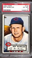 1952 TOPPS #137 ROY McMILLAN PSA 6 EX-MT 14446155 