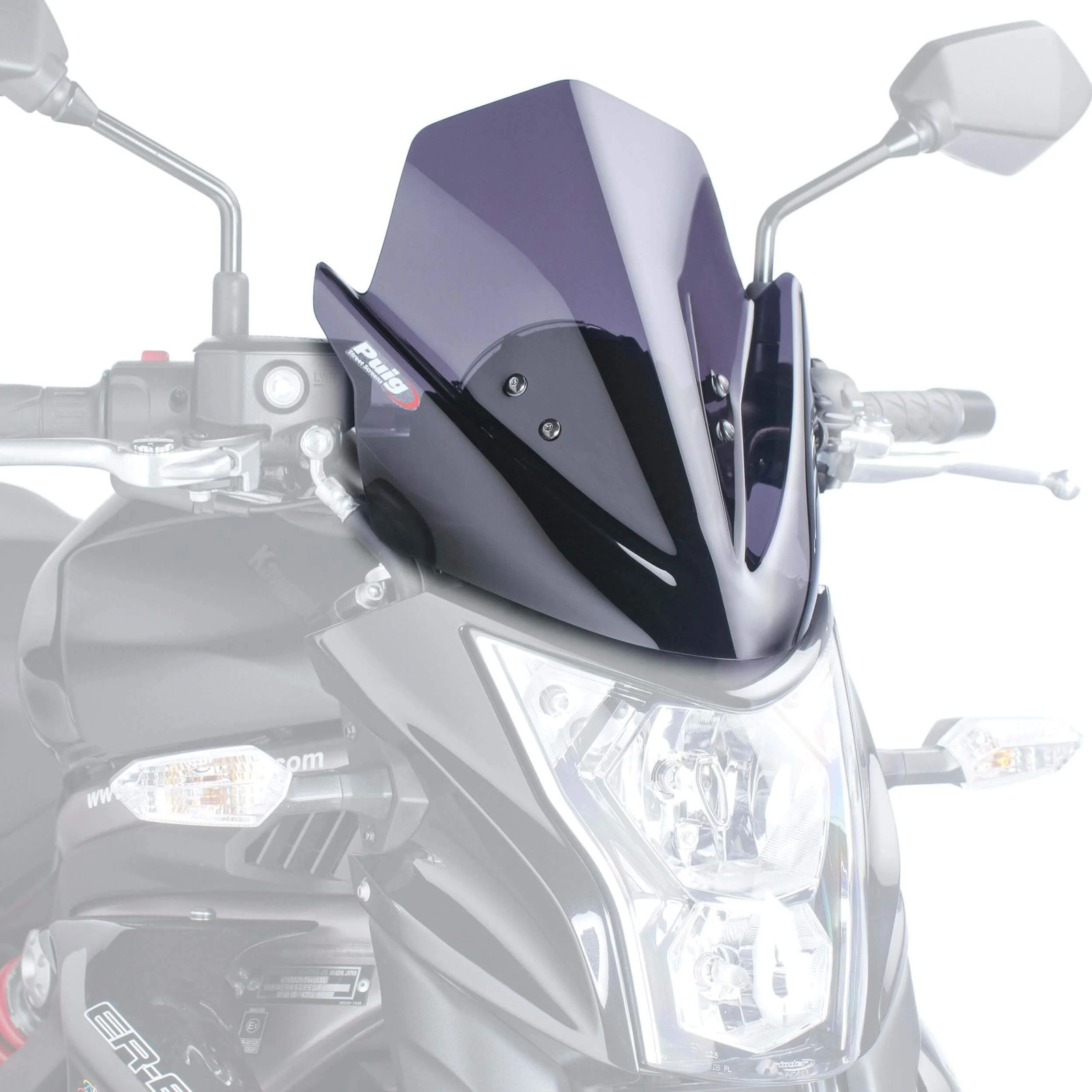 Puig Sport Screen | Dark Smoke | Kawasaki ER-6N 2012>2016