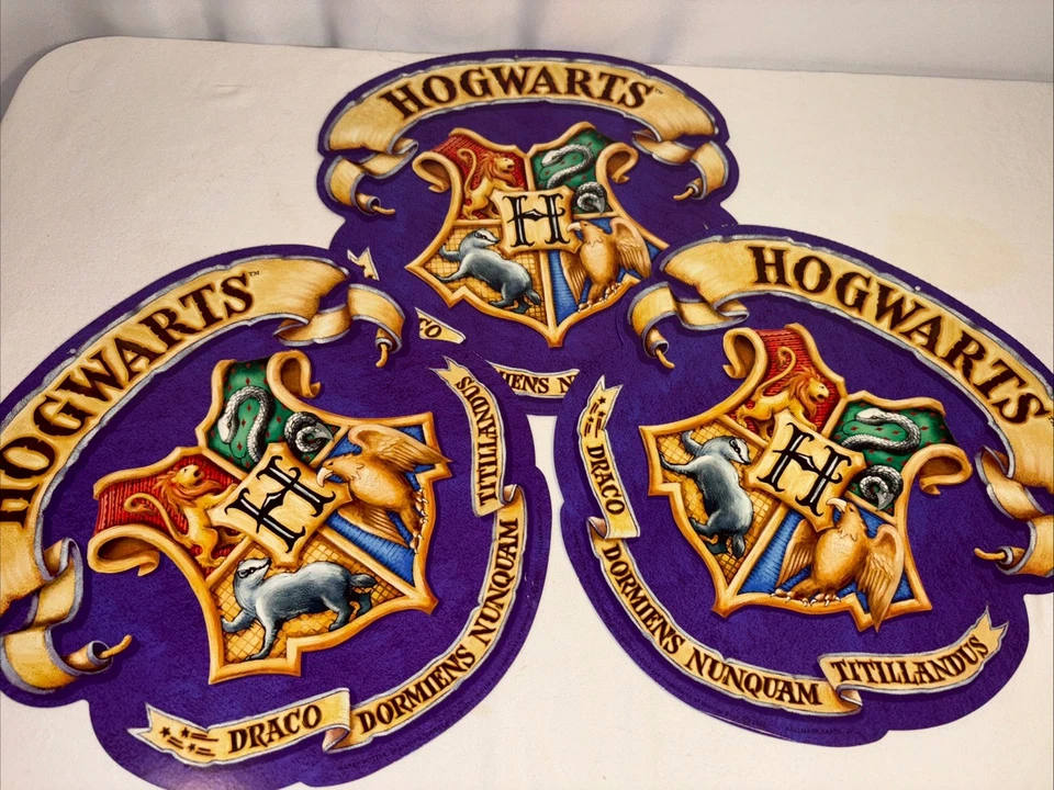 Hogwarts Party Decor Lot Hanging Decorations - Image 2 of 4
