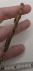 Vintage Faux Gold Woven Twist Bracelet 8 Inches — photo 4