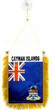 Gagliardetto ISOLE CAYMAN 15x10cm con ventosa - BANDIERINA per auto (S4K)