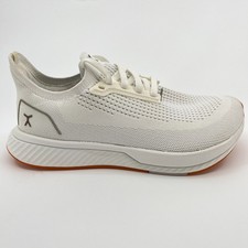 Flux Footwear Adapt Runner White Gum Womens Size 8 Athletic Walking Knit Shoes