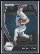 2021 Panini Prizm Draft Picks Ben Casparius Connecticut Huskies #162