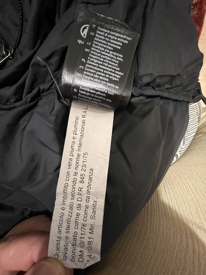 doudoune The North Face homme nuptse 1996 violette noire taille s - Photo 4/4