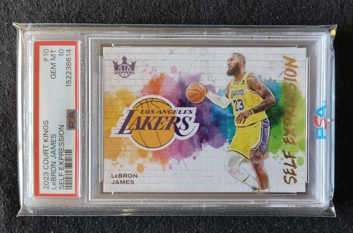 Panini LeBron James 10 Graded Basketball Sports Trading Cards