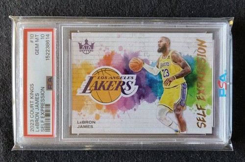 LeBron James #10 2023 Panini Court Kings Self Expression card