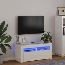 TV Schrank mit LED Lowboard Fernsehschrank Fernsehtisch Holzwerkstoff vidaXL