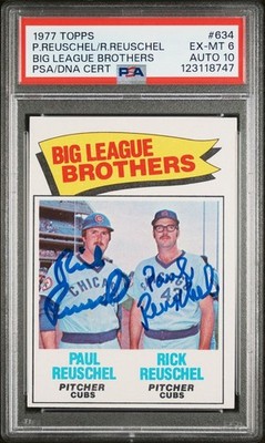 1977 Topps - Big League Brothers Rick Reuschel, Paul Reuschel #634