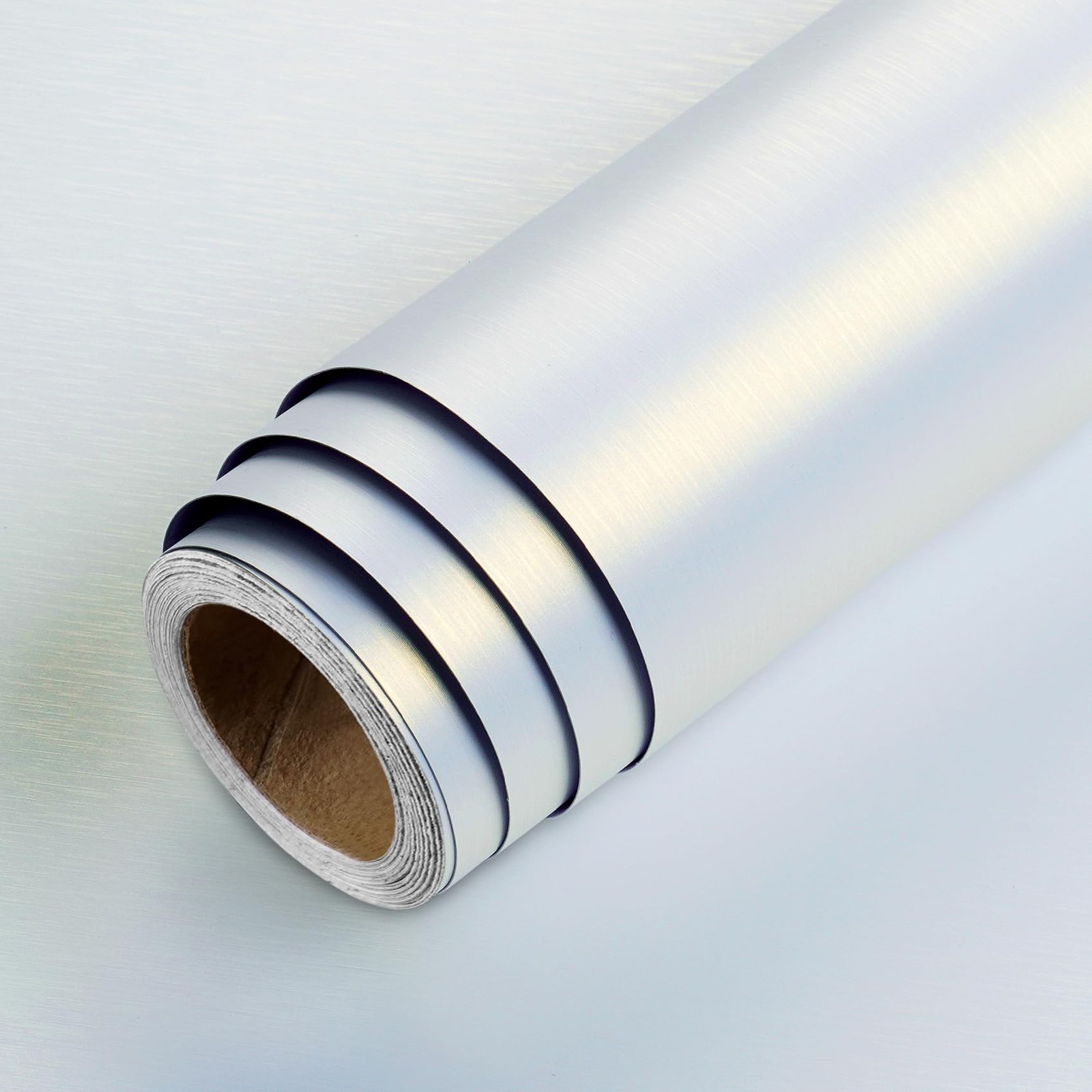 Film Autocollant Meuble Blanc Brillant pour Relooking Cuisine