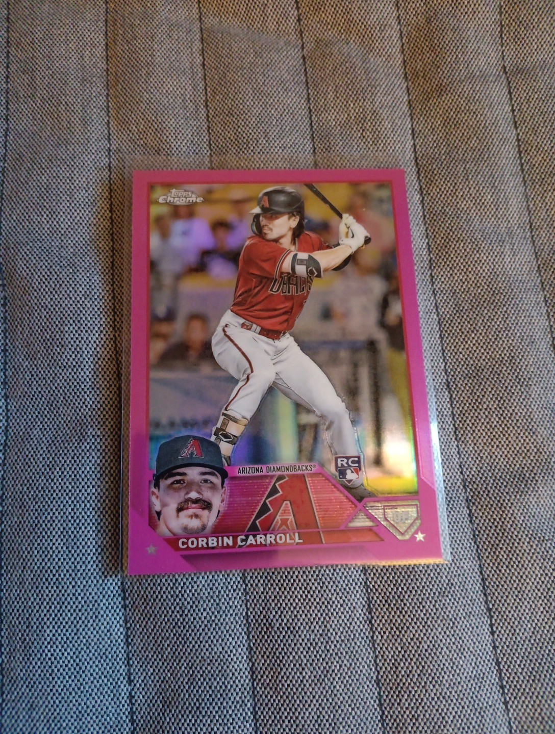2023 Topps Chrome - Corbin Carroll #95 Pink Refractor (RC)