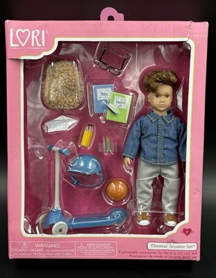 Lori Thomas  Scooter Set Boy Doll & Scooter Playset NIB NRFB Read
