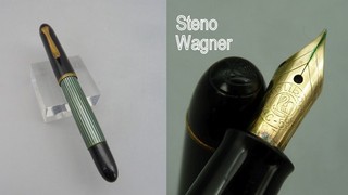 YBDD JA Vintage PELIKAN 140 Kolbenfüller 585 Gold 14K ST Günther WAGNER STENO